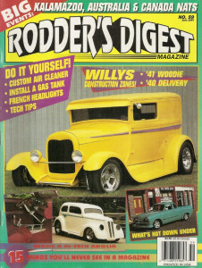 RODDER'S DIGEST 1994 JUNE - CUSTOM AIR CLEANER, FRENCH T-BIRD HEADLAMPS